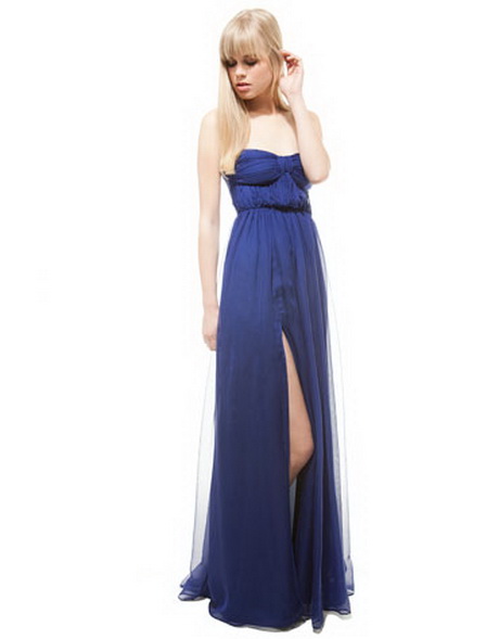 Blauwe maxi dress