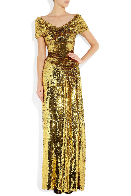 Gouden jurk