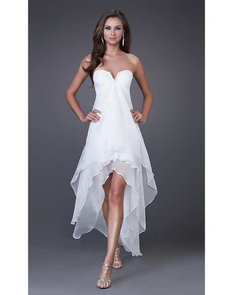 Lange jurk wit