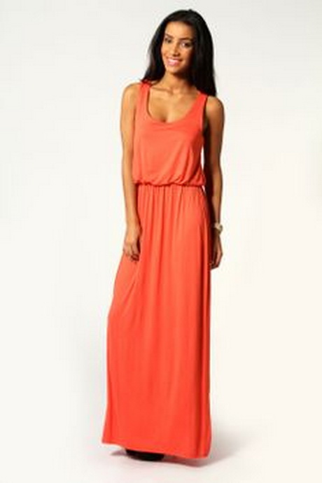 Maxi dress rood