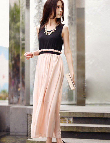 Maxi dress roze