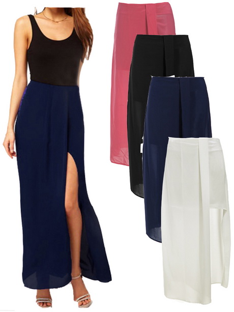 Maxi rok split