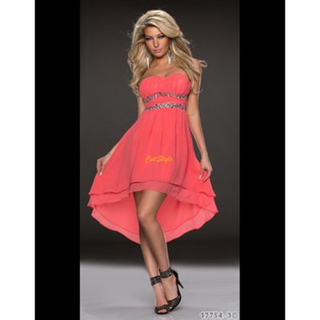 Roze cocktail jurk
