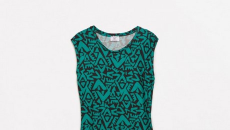 Groene jurk zara