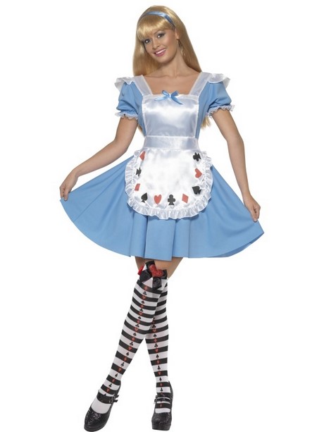 Alice in wonderland kostuum dames