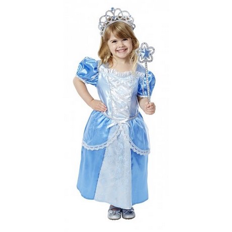 Blauwe prinsessenjurk