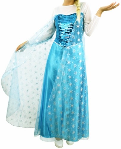 Elsa frozen jurk volwassenen