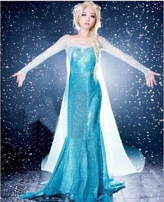 Elsa kleed volwassenen