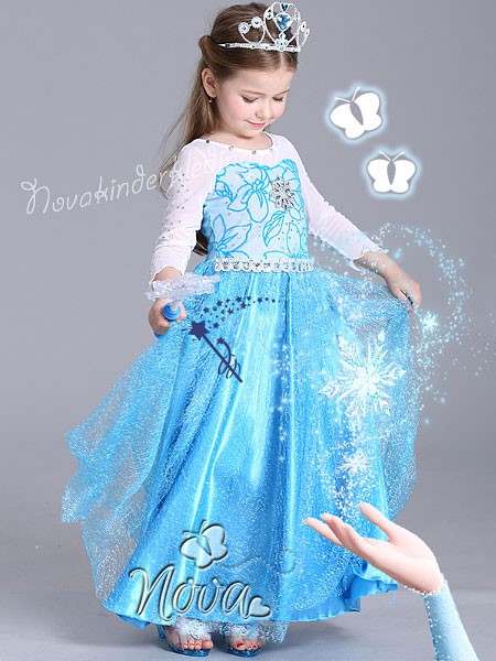 Elsa prinsessenjurk