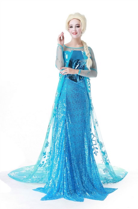 Elsa volwassen jurk
