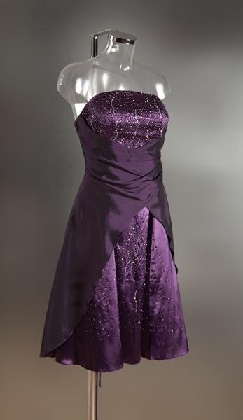 Cocktail jurk paars