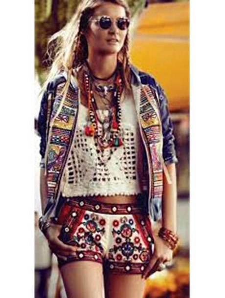 Bohemian look kleding