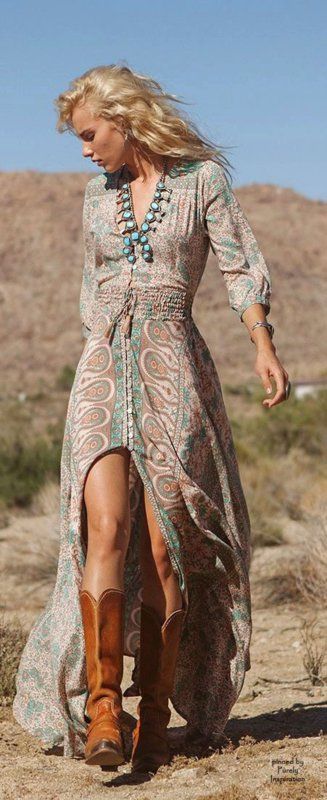 Bohemian look kleding