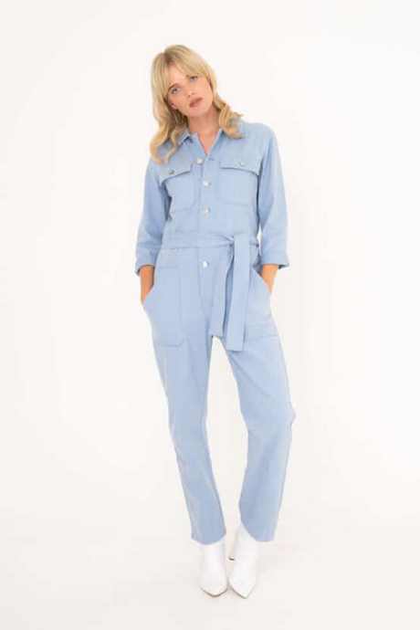 Dames jumpsuit lang