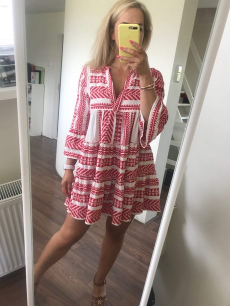 Ibiza stijl jurk