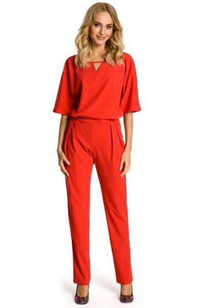 Jumpsuit dames rood