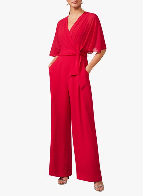 Jumpsuit rood dames