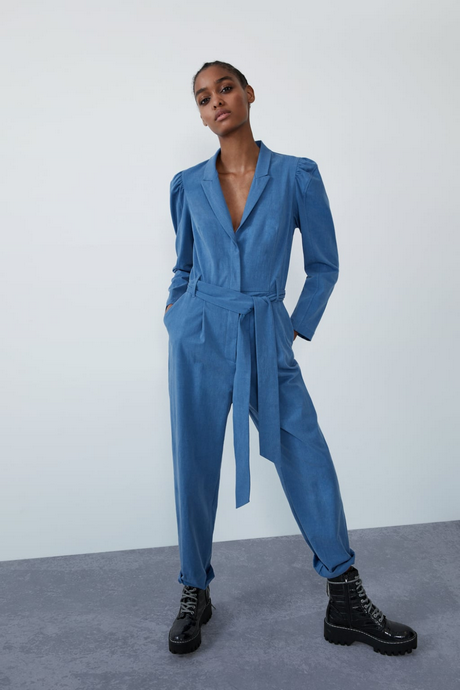 Korte spijker jumpsuit