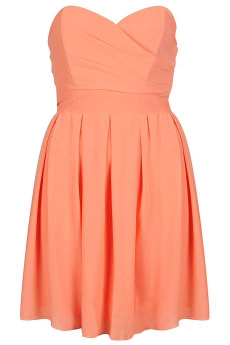 Peach kleur jurk