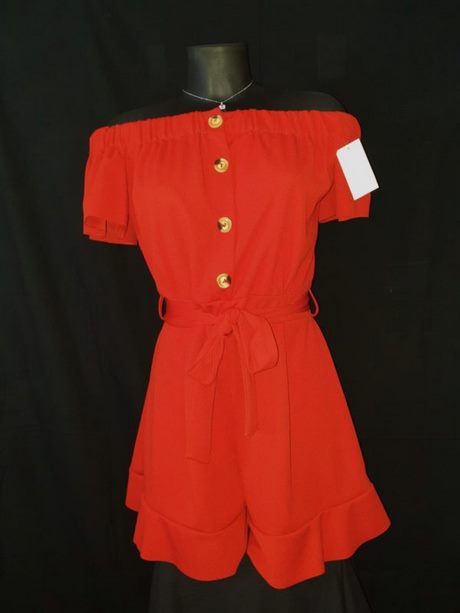 Playsuit rood