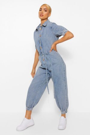 Strakke spijker jumpsuit