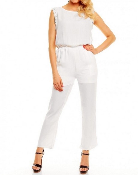 Witte jumpsuit dames