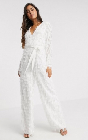 Witte jumpsuit