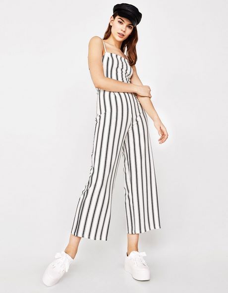 Witte lange jumpsuit