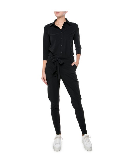 Zwarte jumpsuit lang