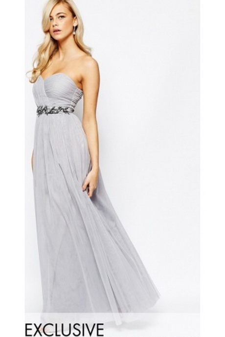 Grijze maxi dress