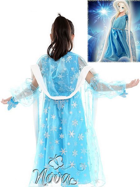 Elsa jurk met cape