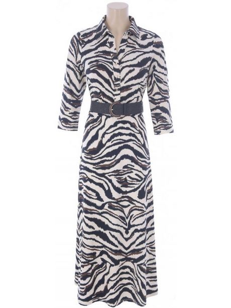 Jurk met zebra print