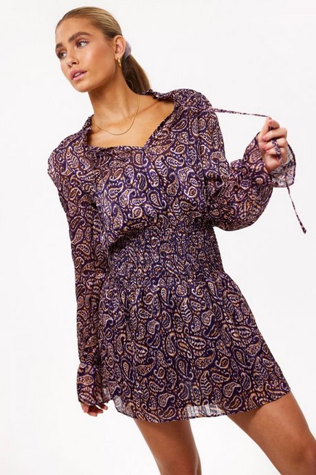 Jurk paisley print