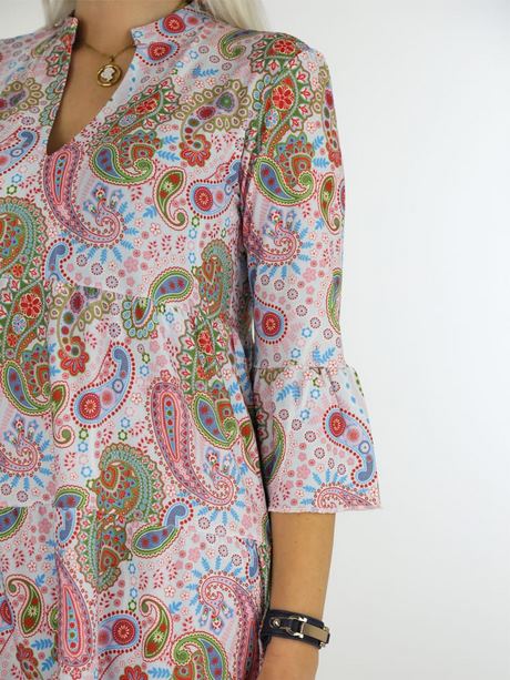 Paisley print jurk