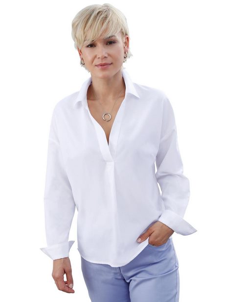 Witte tuniek blouse dames
