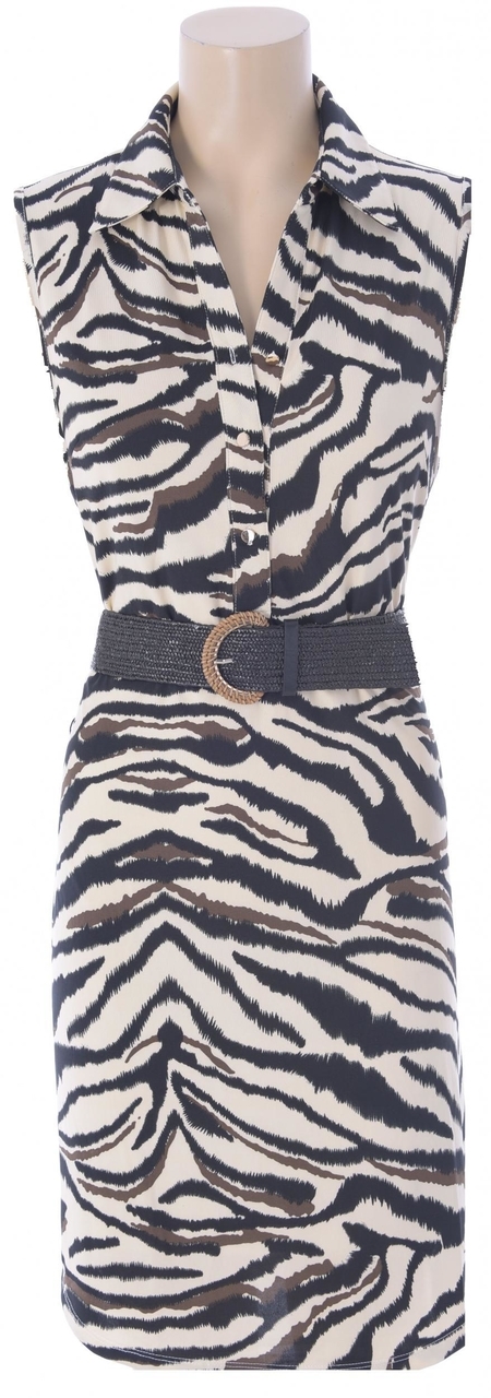 Zebra print jurk