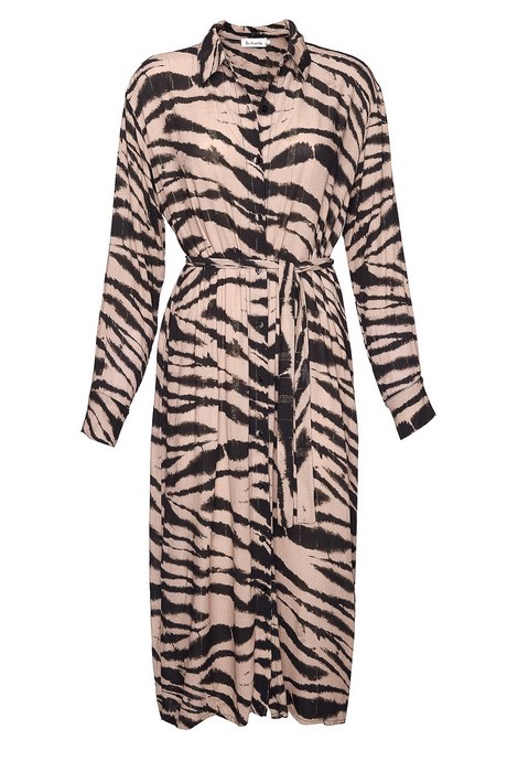 Zebra print jurk