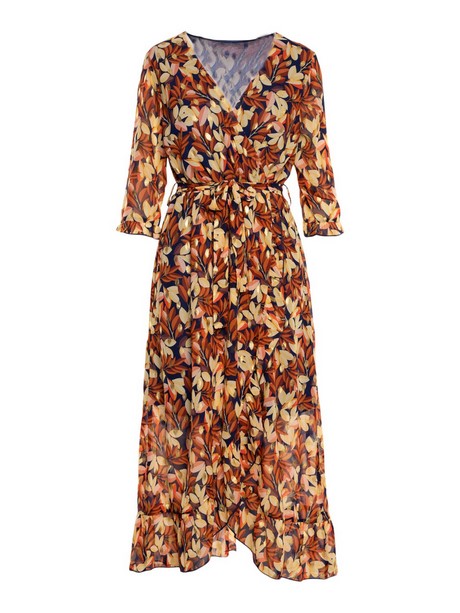 Maxi dress met bloemen