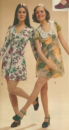 Vintage jaren 70 jurk