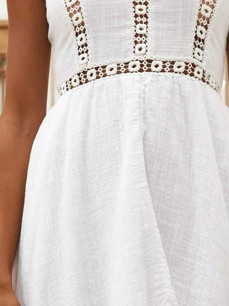 Witte maxi dress