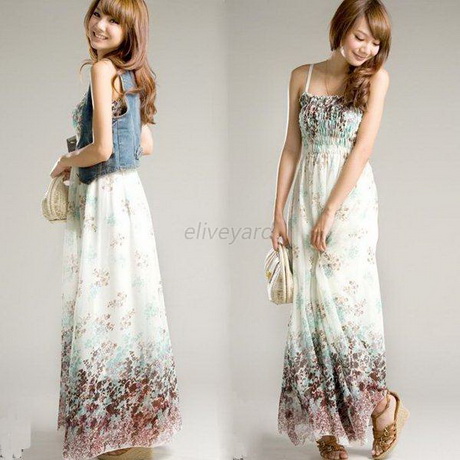 Bohemian maxi jurk