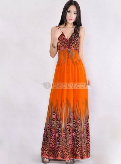 Bohemian maxi jurk