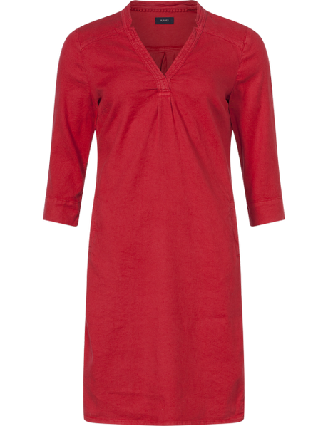 ﻿Rode linnen jurk
