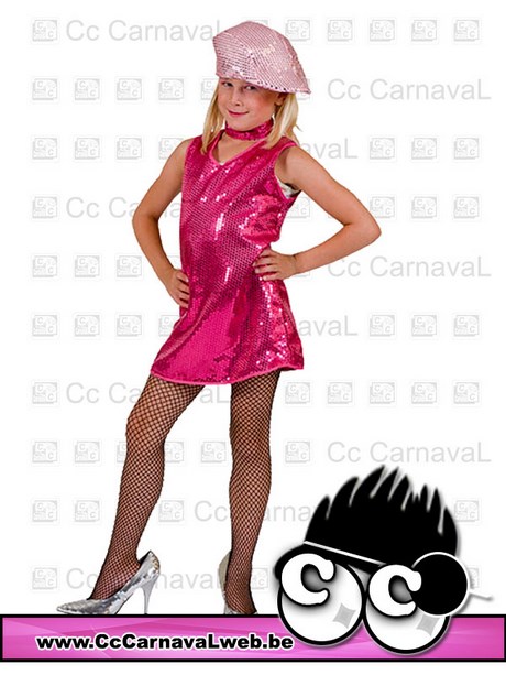 Glitterjurk meisje carnaval