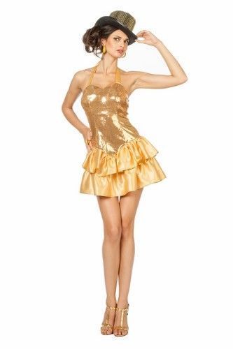 Gouden feestkleding dames