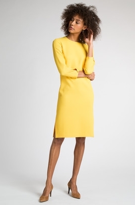Vanilia jurk geel
