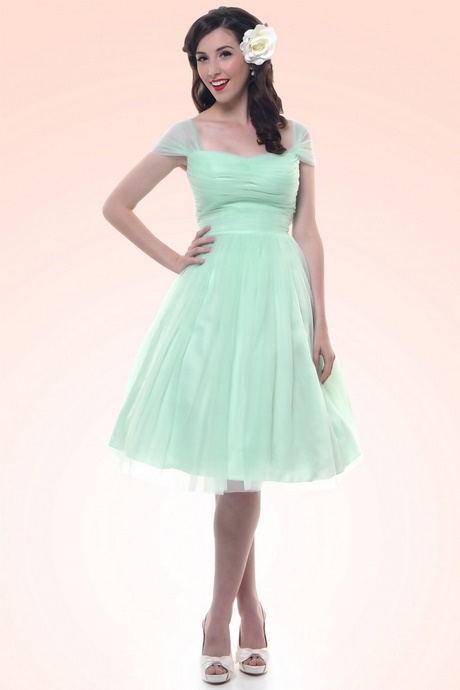 Jurk pastel groen