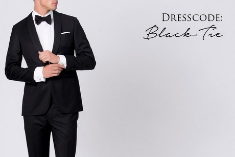 Black tie dresscode bruiloft