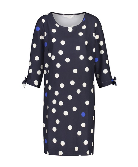 Jurk polkadot blauw