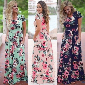 Zomer jurk maxi